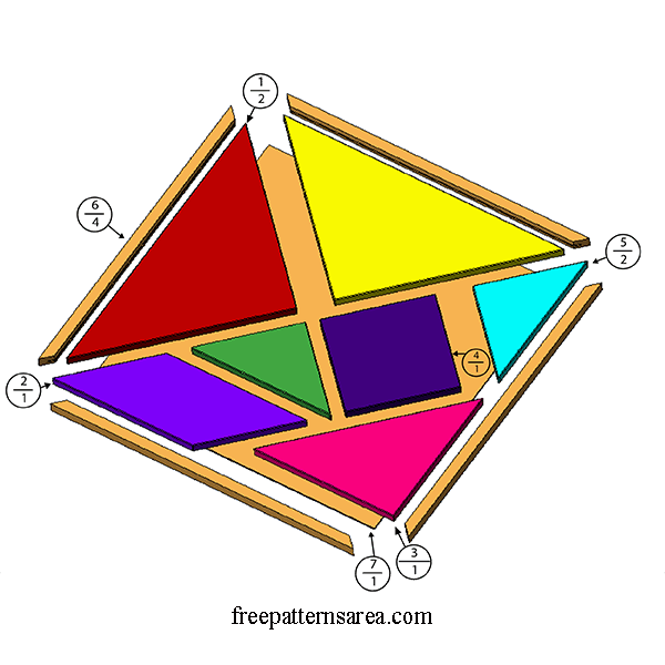 DIY Tangram Puzzle Collection : Digital Files for Download, Home