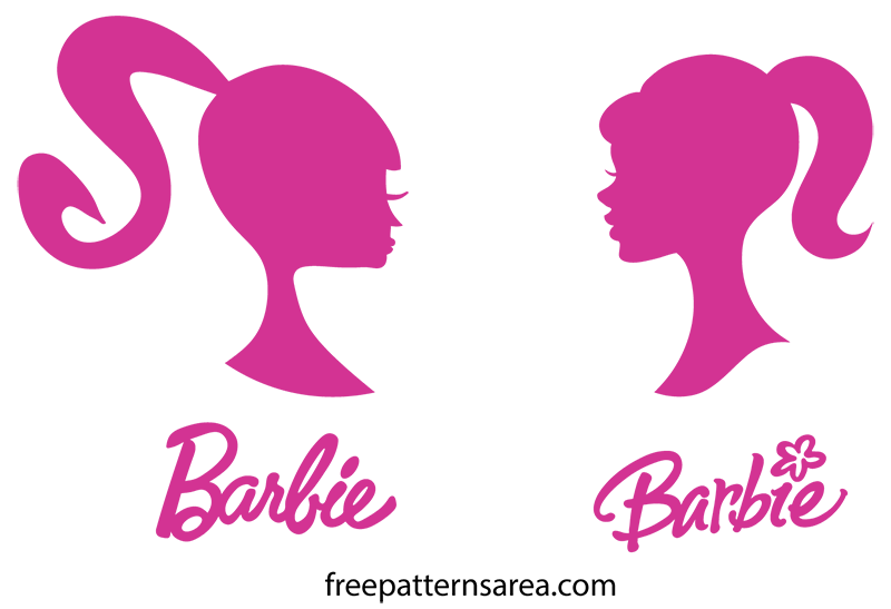 Download Barbie Head Svg Silhouette Vector Logo Freepatternsarea