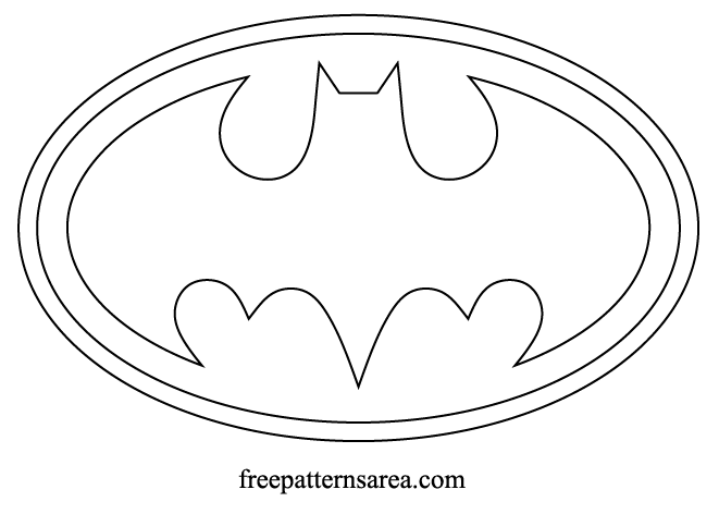 Batman Logo Symbol And Silhouette Stencil Vector Freepatternsarea