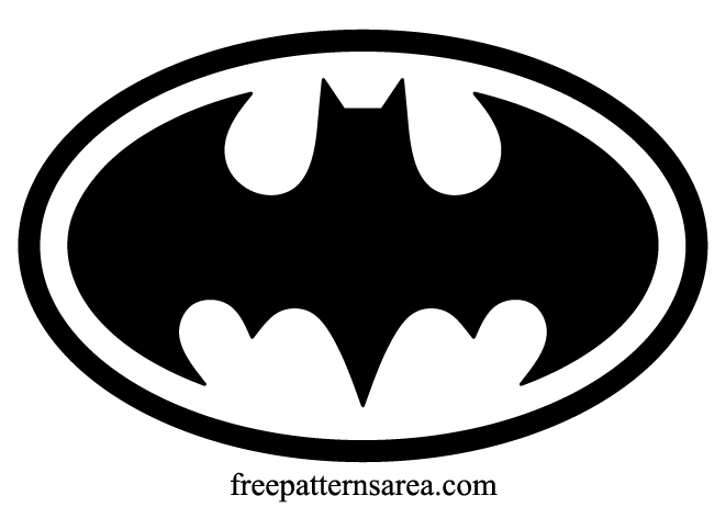 Download Batman Logo Symbol And Silhouette Stencil Vector Freepatternsarea