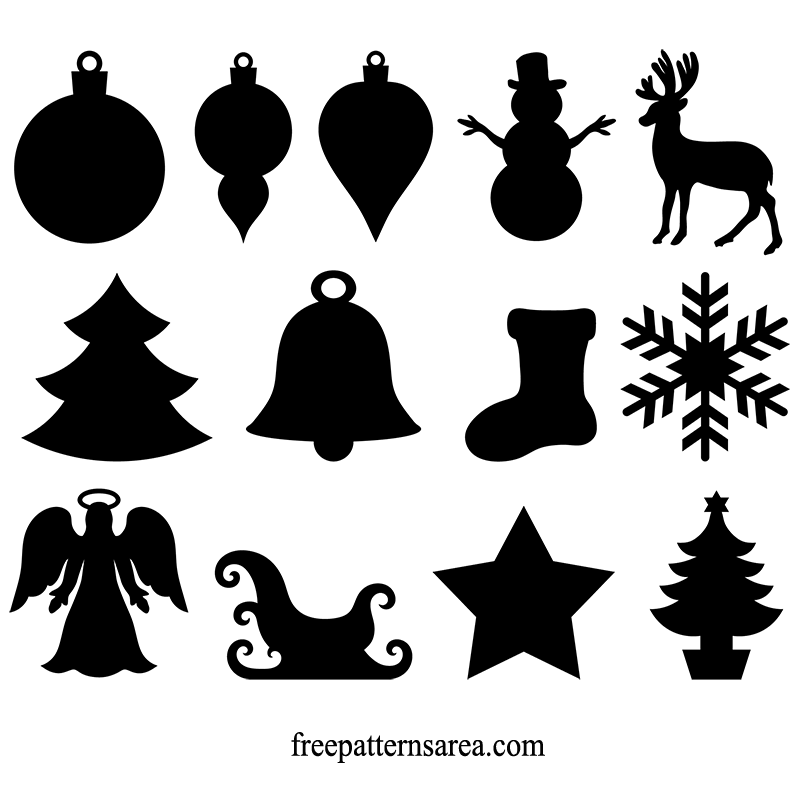 christmas decorations vector