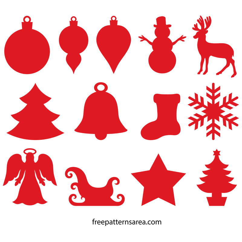 Download Winter And Christmas Ornament Vector | FreePatternsArea