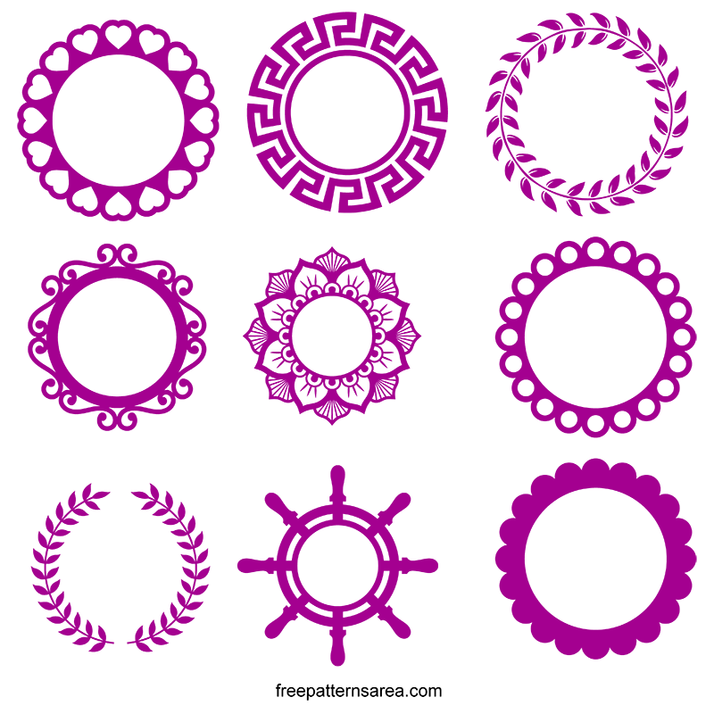 Download 12+ Circle Frame Svg Free Pics Free SVG files | Silhouette ...