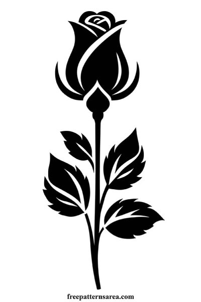 Free Vector Rose Silhouettes: Download SVG, PNG, DXF & More ...