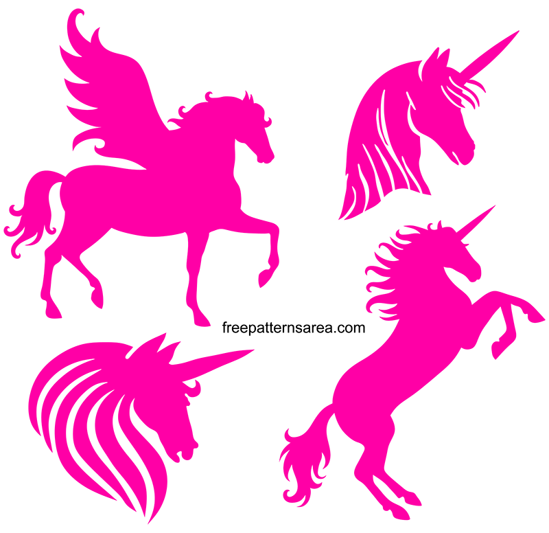 Free Free Unicorn Template Svg 155 SVG PNG EPS DXF File