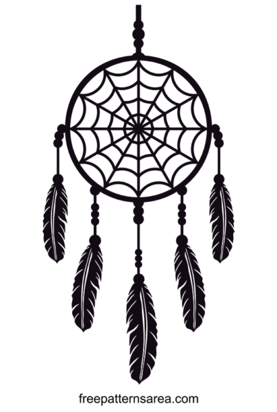 Embrace the Beauty of Dream Catcher Silhouette Vector Design