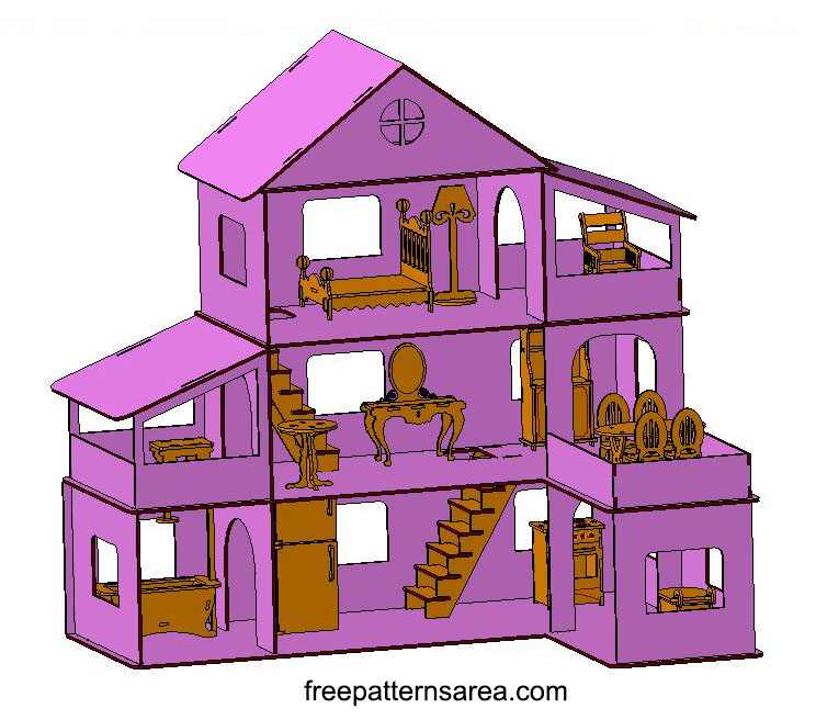 Doll House PNG Transparent Images Free Download, Vector Files