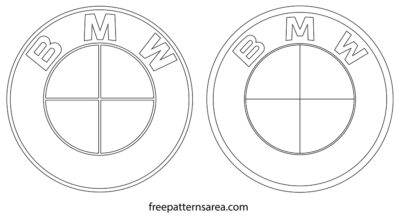 BMW Logo Symbol Vector Clipart Files - FreePatternsArea