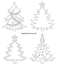 Christmas Tree Clipart Graphic Vectors  FreePatternsArea