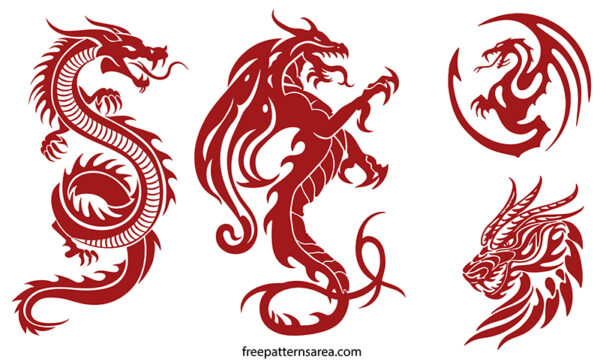 red dragon clipart