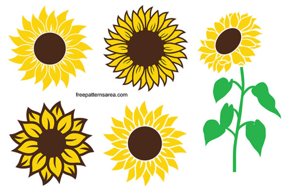 sunflower silhouette