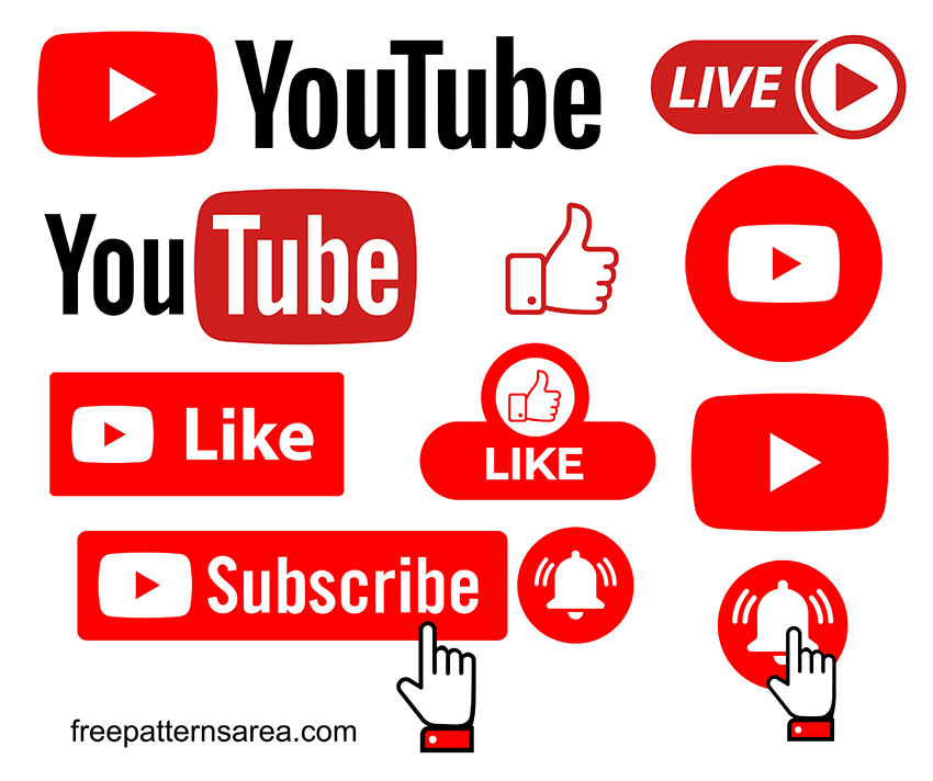 Subscribe Youtube Logo Vector SVG Icon - SVG Repo