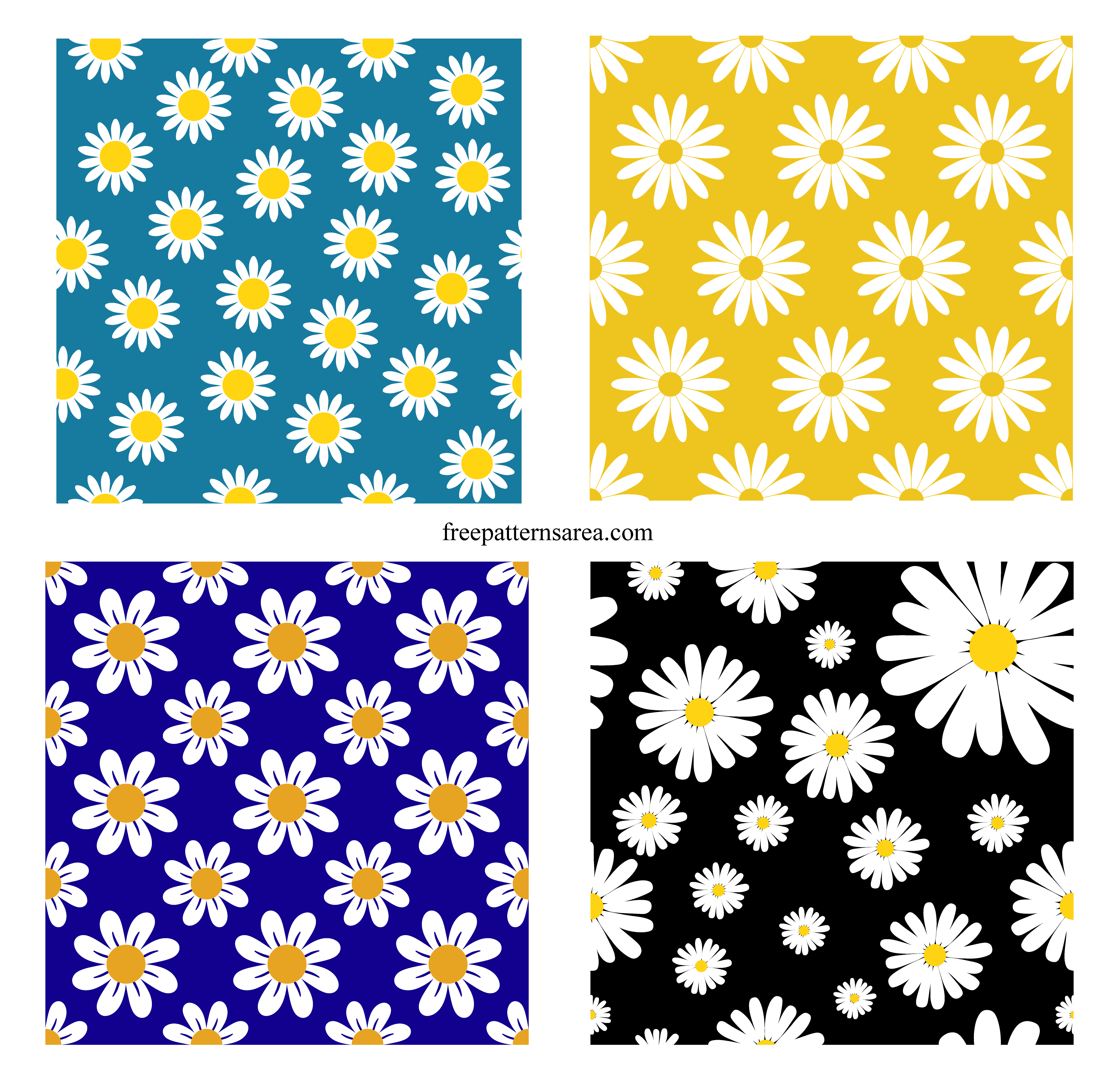 Seamless floral pattern - Photoshop Vectors